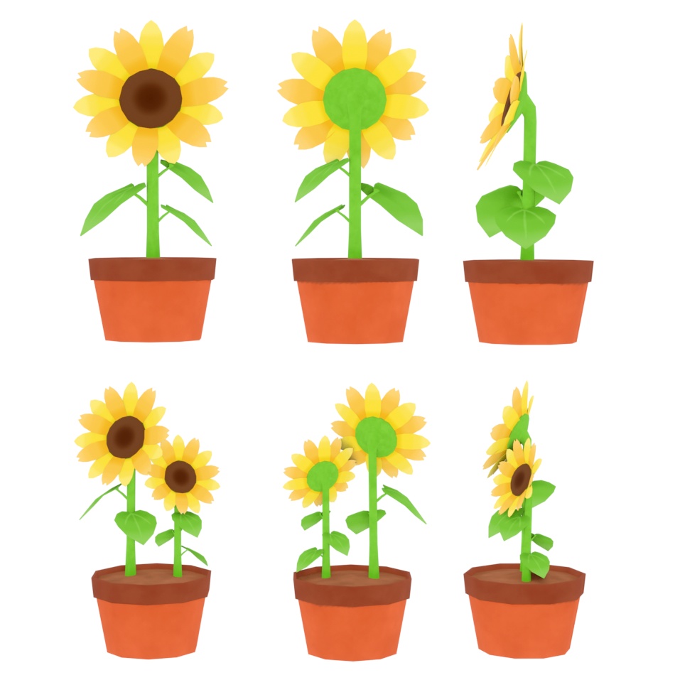 ひまわり3点セット