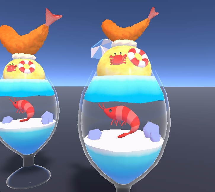 【無料】エビパフェ