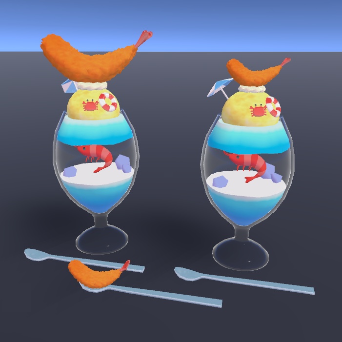 【無料】エビパフェ