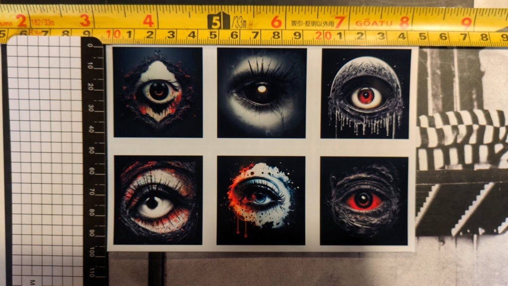 【生成AI】ステッカーセット ICU 2種類 (はがきサイズ: 6 デザイン or 2 デザイン)