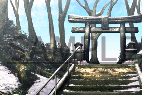 【背景素材】和風背景【鳥居】