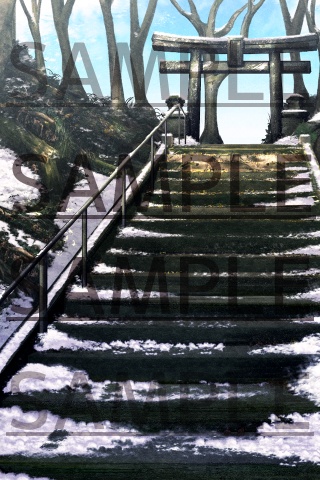 【背景素材】和風背景【鳥居】