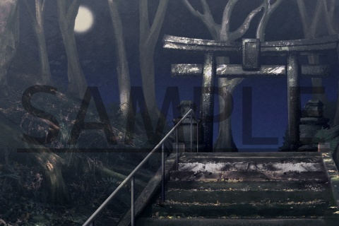 【背景素材】和風背景【鳥居】