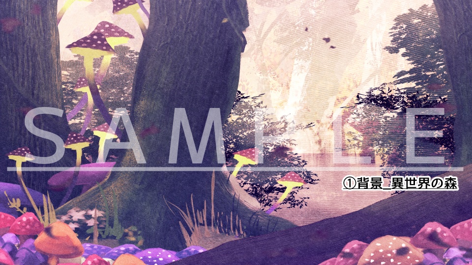 【背景素材】ファンタジー系背景【秋~冬向け4種】