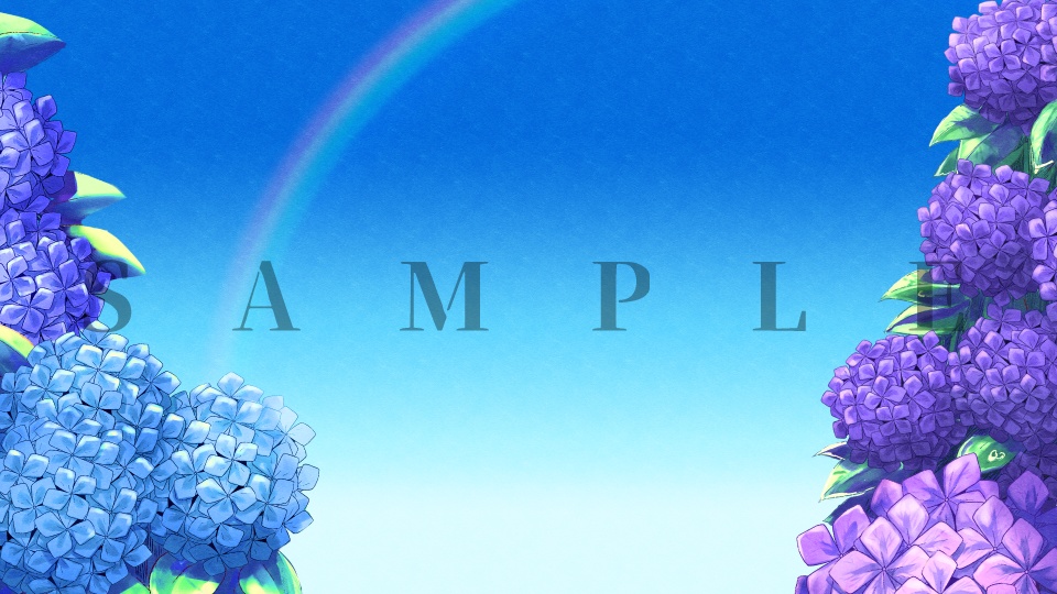 「動く」雨模様☔背景【5~9点セット】