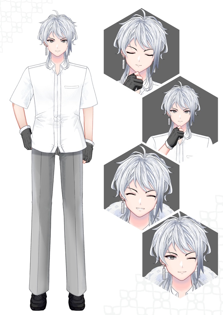 【カラーカスタム可能】汎用Live2Dモデル・ましろ【VtubeStudio対応】