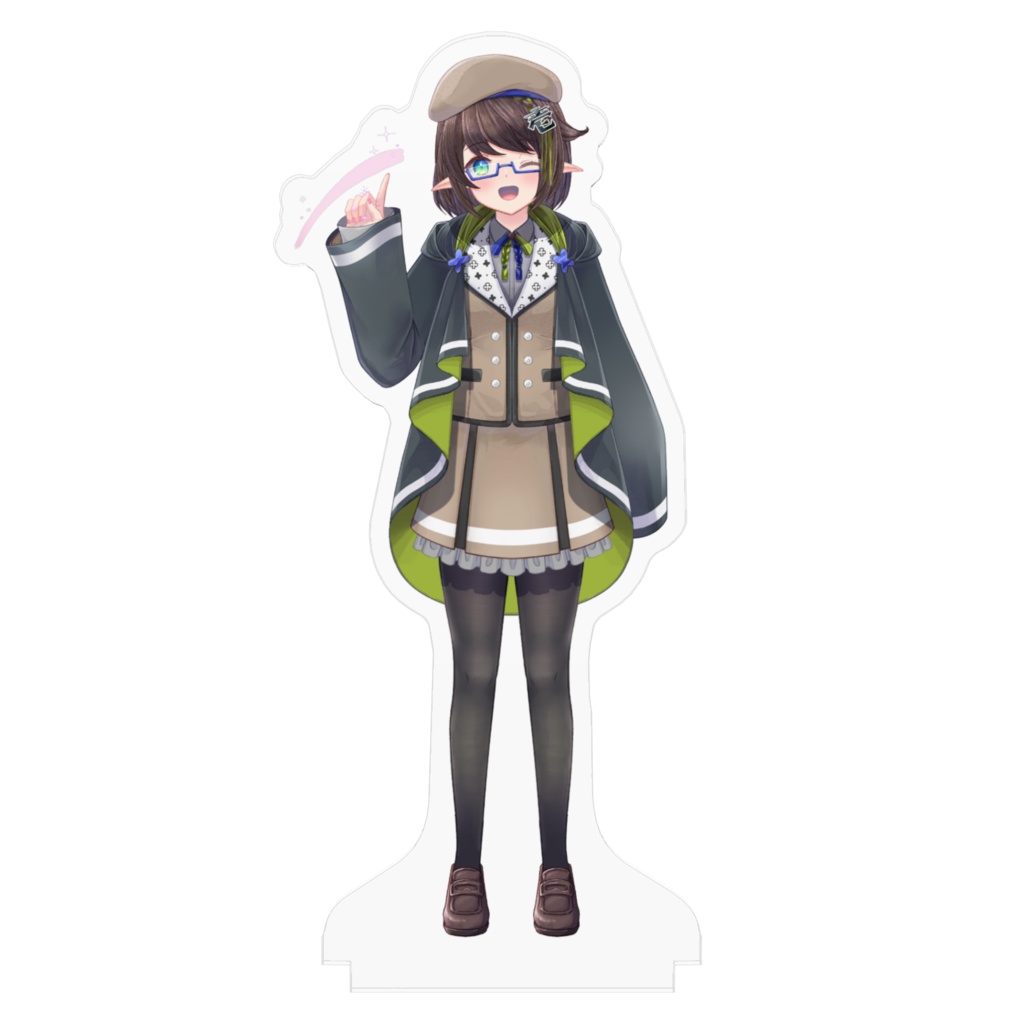 【等身アクリルフィギュア】壱十九配信アバター_Q