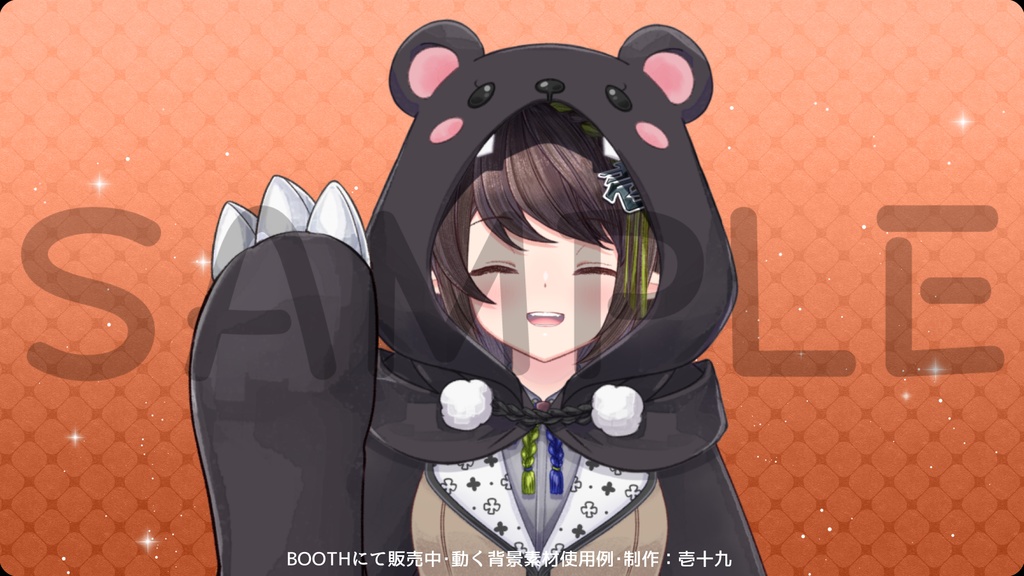 【動く】キラキラしゅわしゅわ✨シンプル背景素材【全12色】