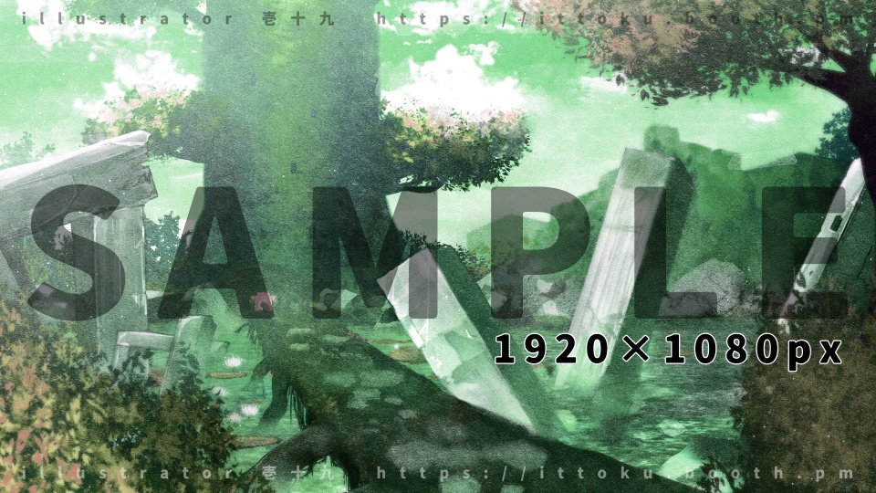 【差分あり】ファンタジー系背景素材【4種セット】