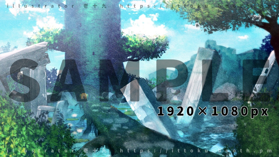 【差分あり】ファンタジー系背景素材【4種セット】