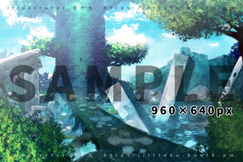 【差分あり】ファンタジー系背景素材【4種セット】