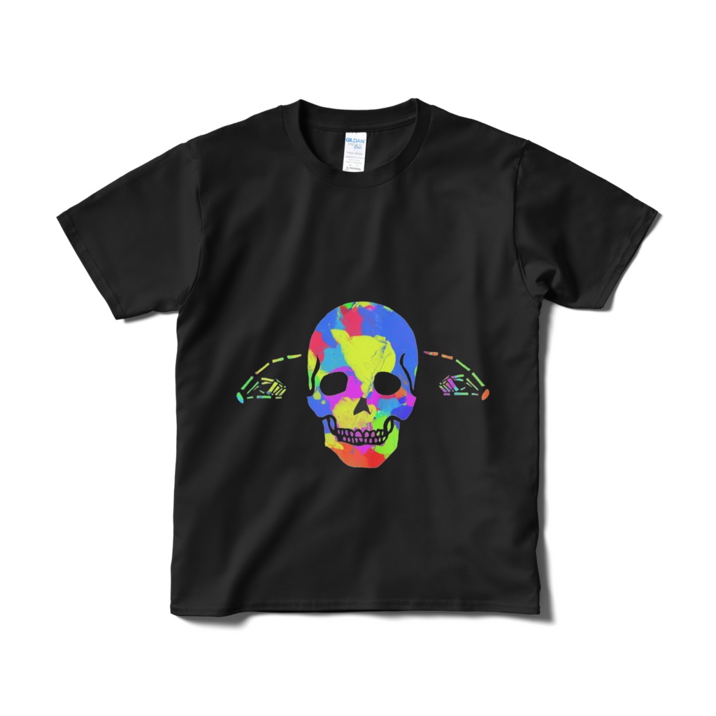 髑髏Tシャツ カラータイプ