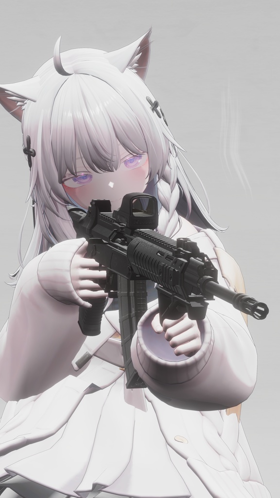 【無料】【VRChat向け】QBZ-191 System【ギミック付き】