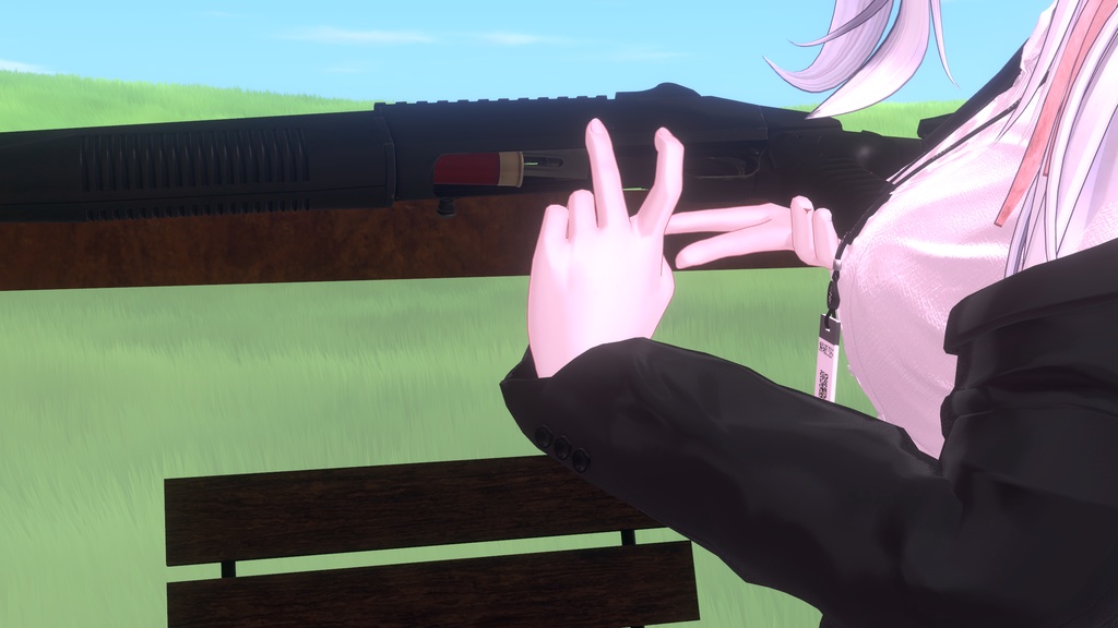 【VRChat想定】1014 Shotgun System【ギミック付き】