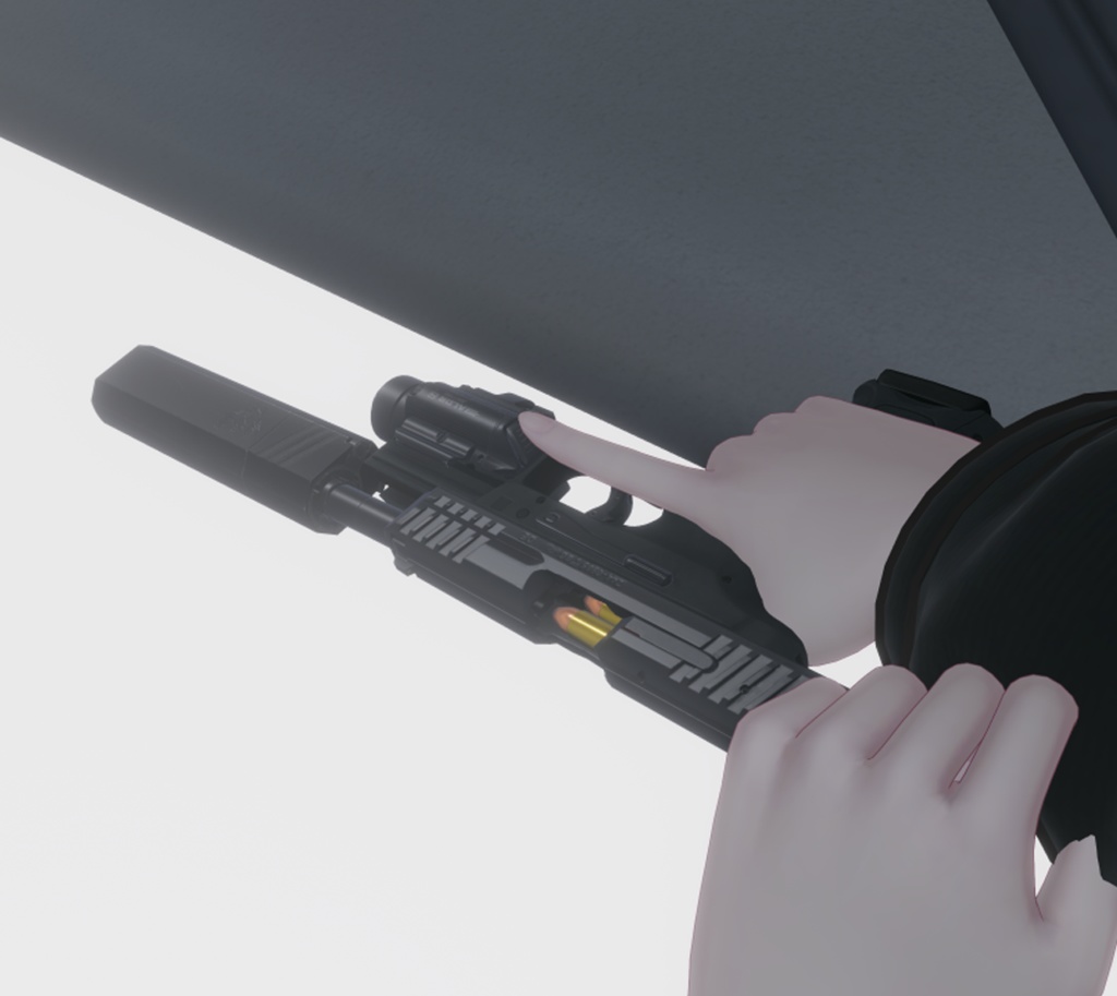 【VRChat想定】両手撃ちDouble Down HK VP9 System【ギミック付き】