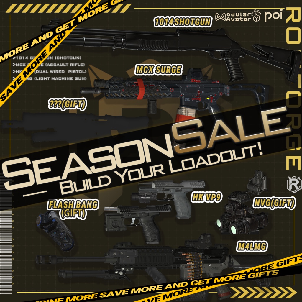 ✨Sale✨ Vrchat Weapon System Bundles|期間限定セット🎁