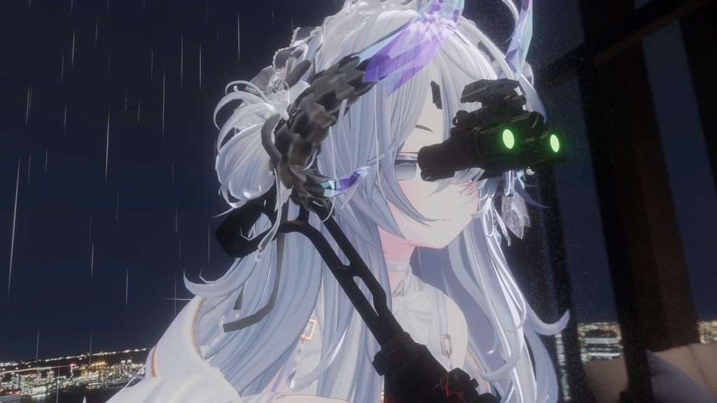【VRChat想定】PSV31 (Night Vision Goggle) System夜視ゴーグル【ギミック付き】