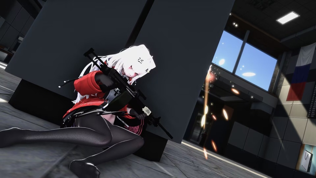 【🎉セール中!】【VRChat想定】SAR 556 System【ギミック付き】