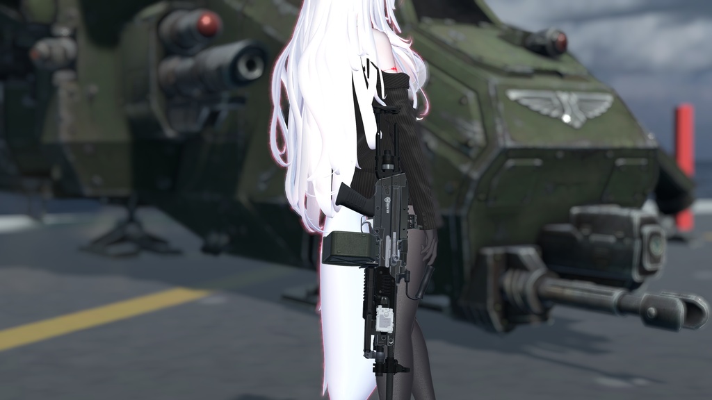 【🎉セール中!】【VRChat想定】SAR 556 System【ギミック付き】