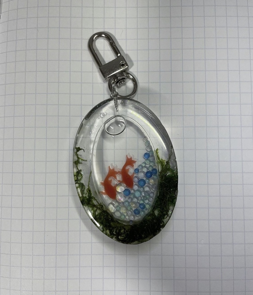 ゆらゆら金魚 キーホルダー