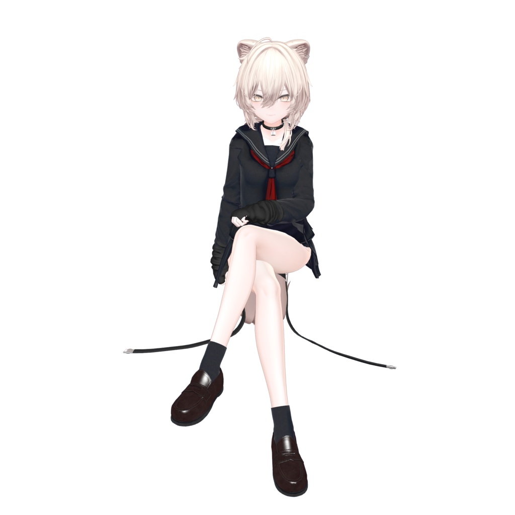 古風なセーラー服&ローファーv2(真央)