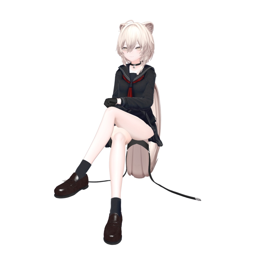 古風なセーラー服&ローファーv2(真央)