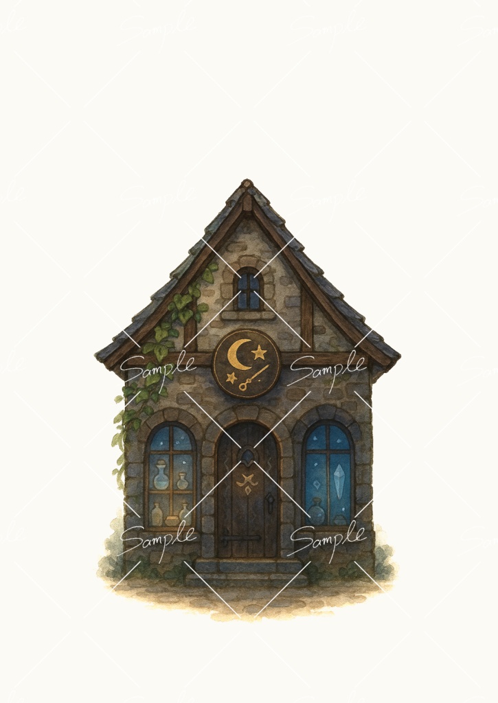 中世ファンタジー風デフォルメ建物イラスト素材【28種】