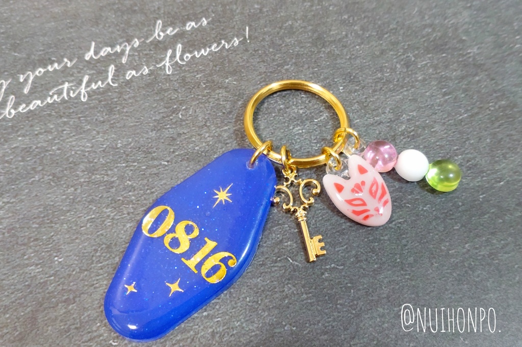 鉢尾　ルームキー風キーホルダー