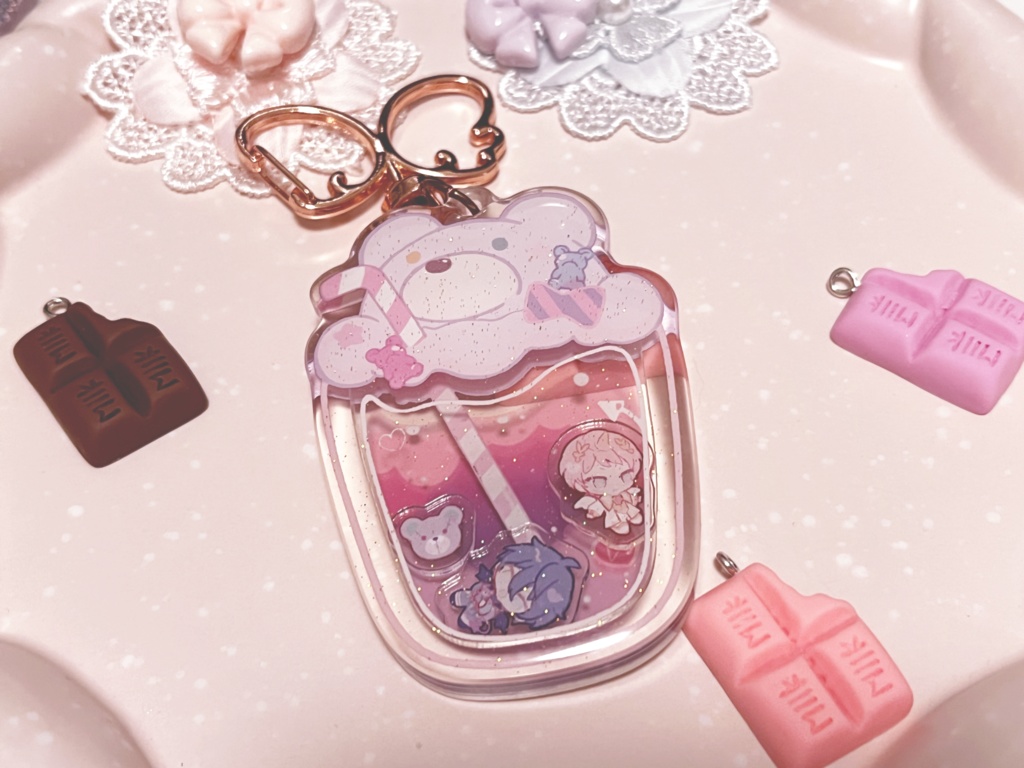 シャカシャカアクリルキーホルダー