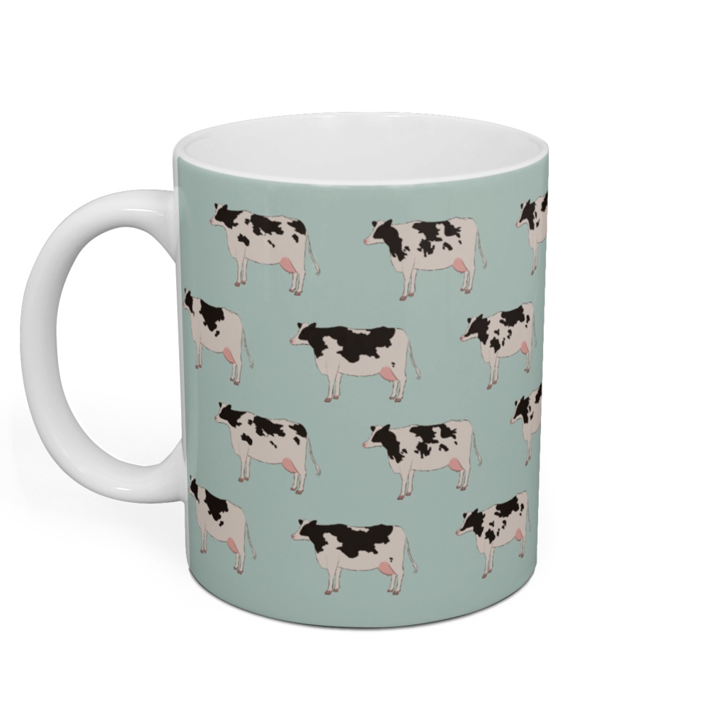 牛の群れのマグカップ