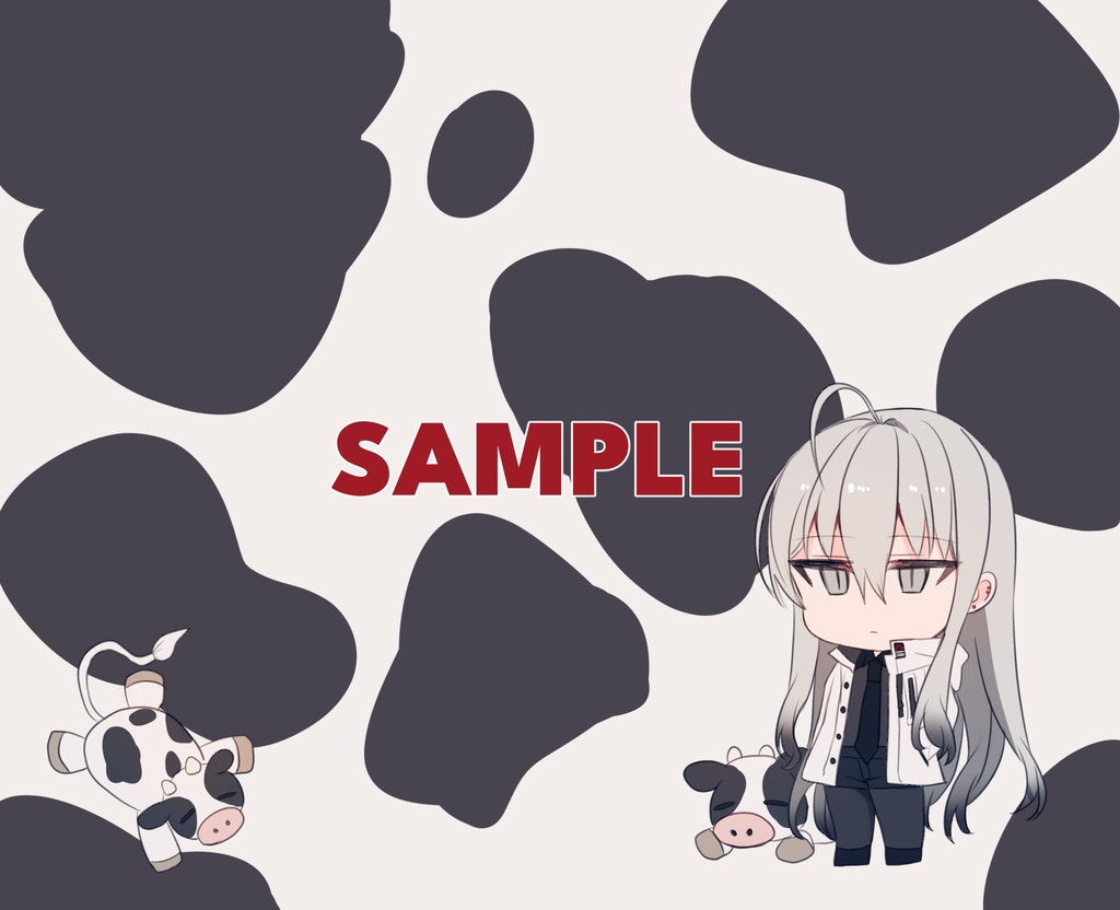 牛柄ゾーヤマウスパッド