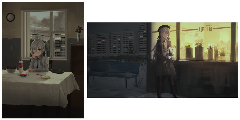 電子版イラスト本『 ГРЯЗЬ ПЕПЕЛ ХМУРОЕ НЕБО №1 2018-2019』