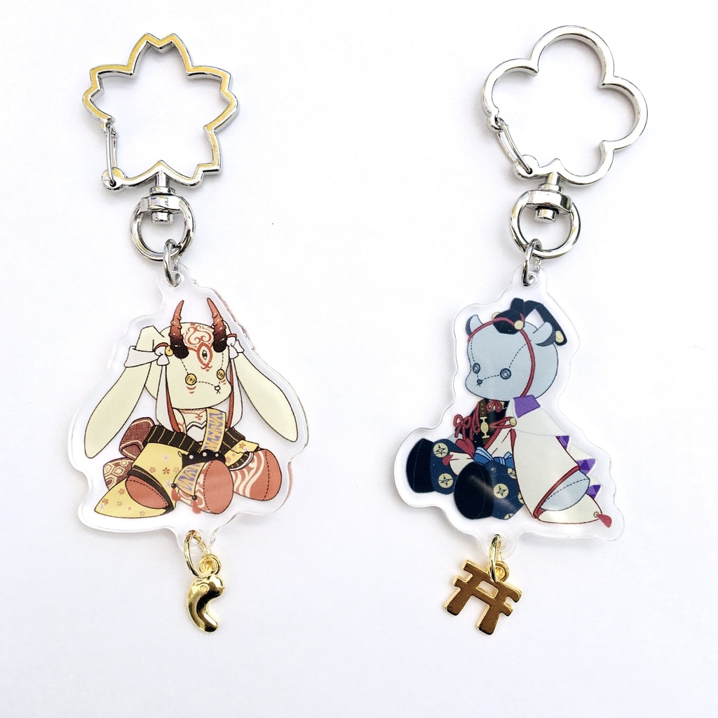 FGOうさくまアクキー4種