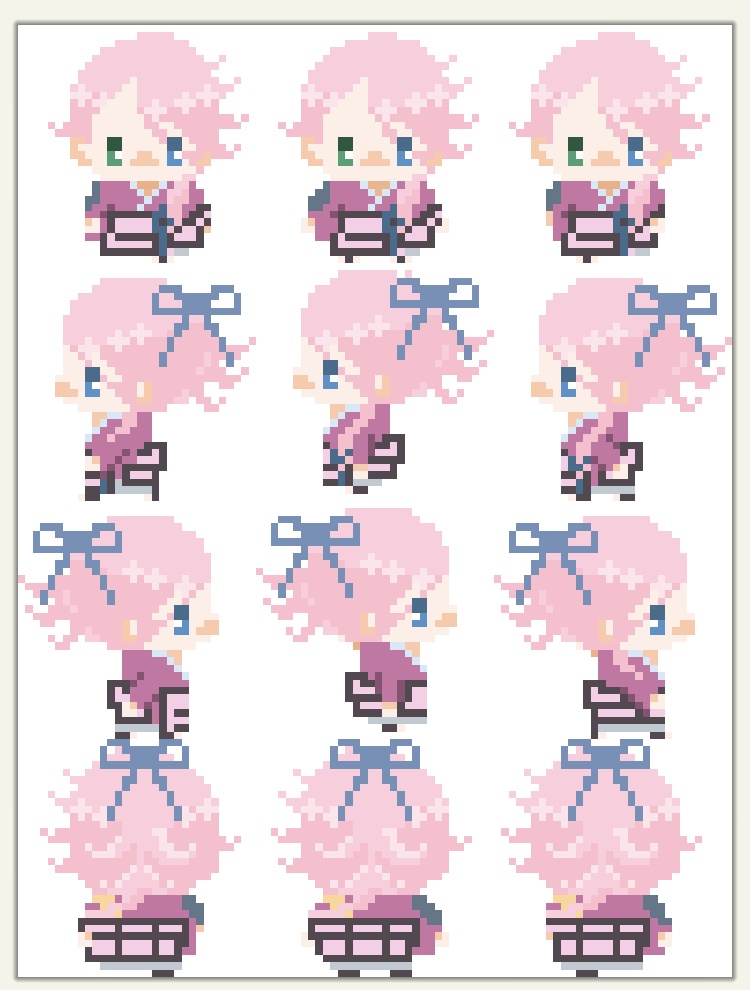 刀剣乱舞キャラアバター(ピクスク向け