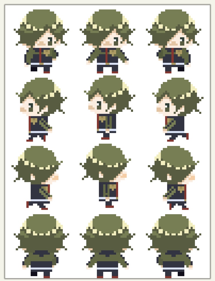 刀剣乱舞キャラアバター(ピクスク向け