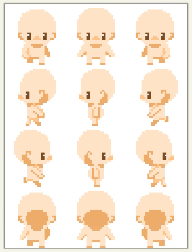 pictSQUARE向けアバター素体+枠