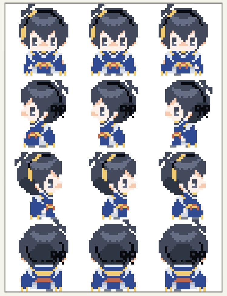 刀剣乱舞キャラアバター2(ピクスク向け