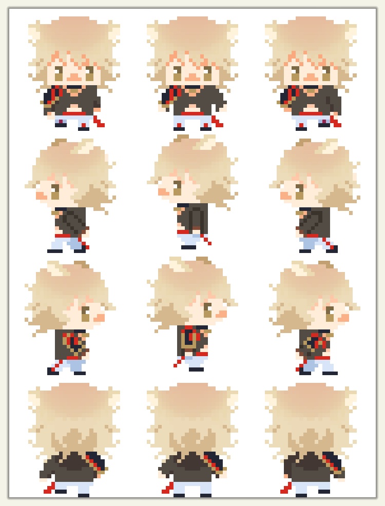 刀剣乱舞キャラアバター3(ピクスク向け