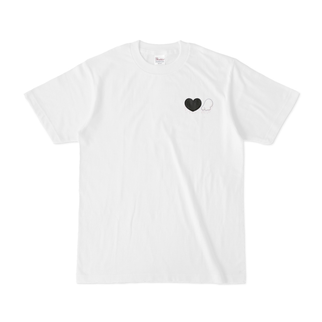 ブラックハーツシャツ🖤໒꒱