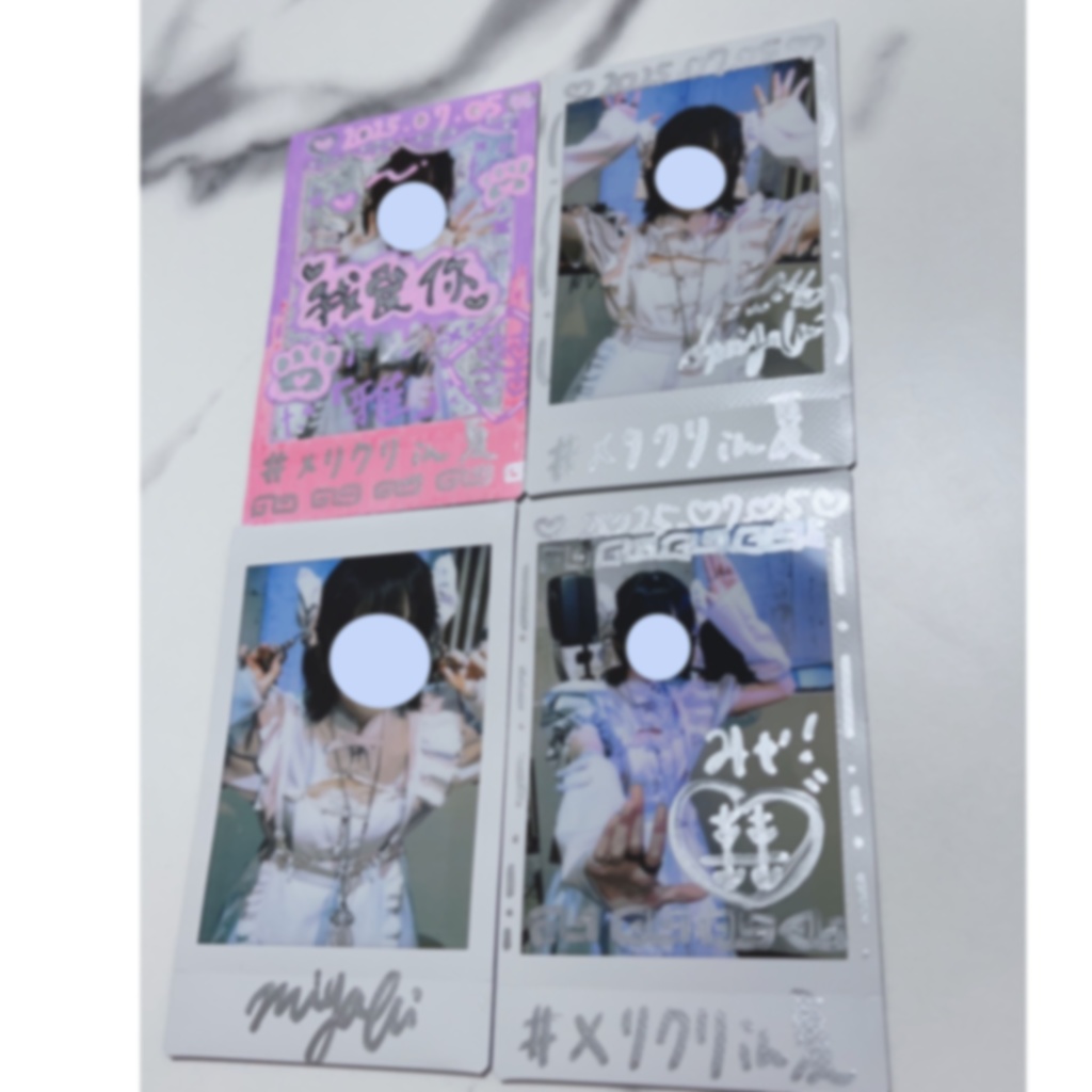 生誕チャイナメイド衣装ランダムチェキ全15種┆まとめ買いでラクガキ有