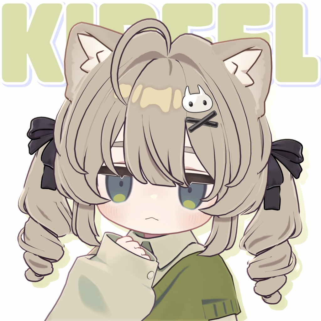 ꒰4アバター対応꒱ Poyopoyo Twin Tail ♡