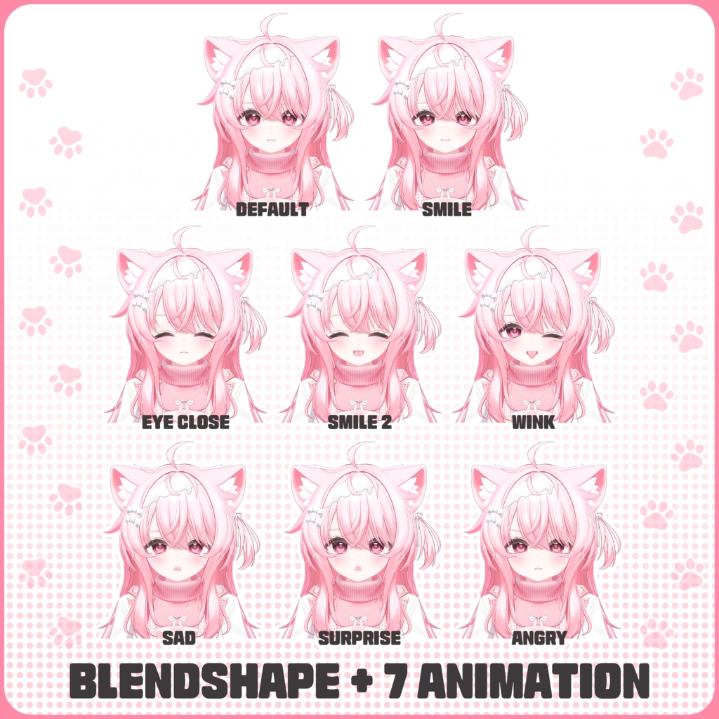 ꒰エク - Eku꒱ Strawberry Cream Makeup + blendshape ♡