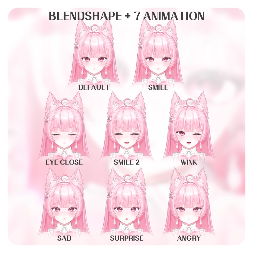 ꒰ルミナ - LUMINA꒱ Pinkpresso Makeup + blendshape ♡