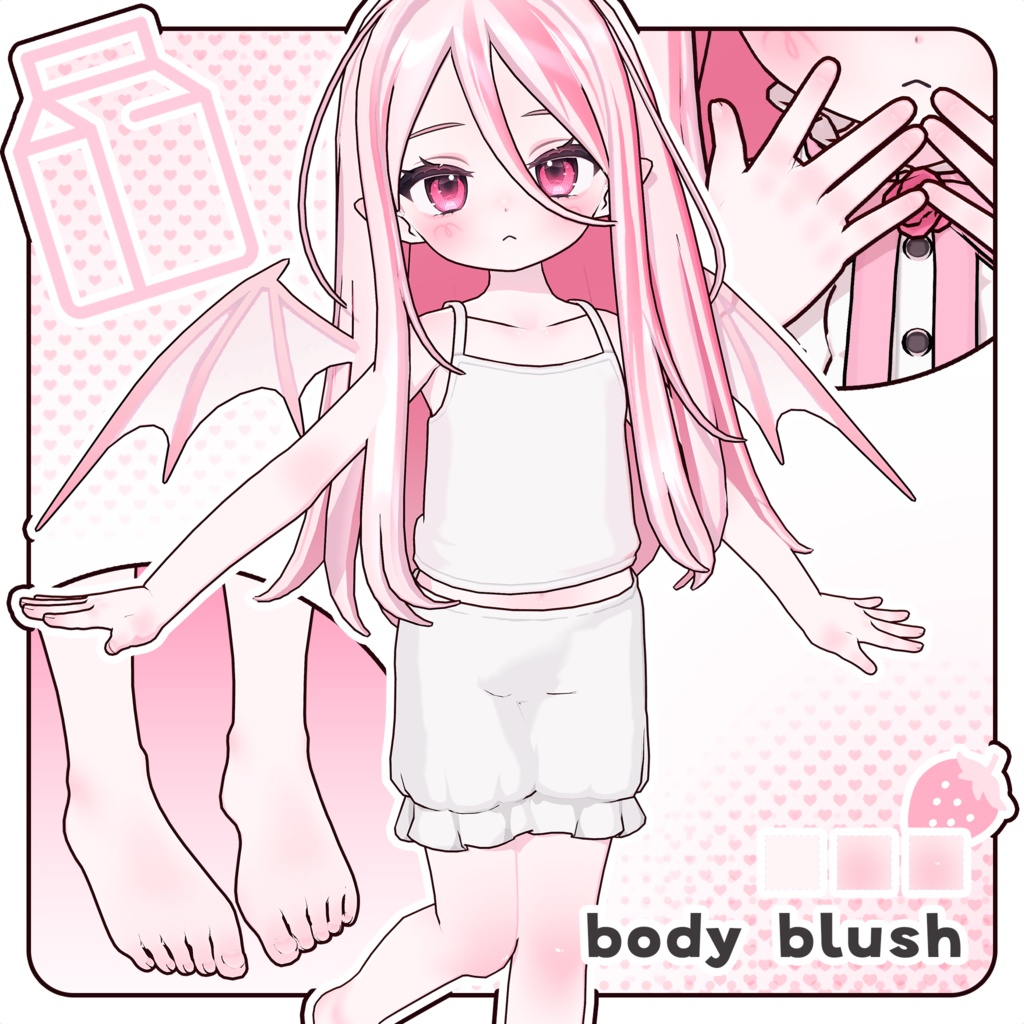 ꒰Nochica - ノーチカ꒱ Milkberry Makeup ♡