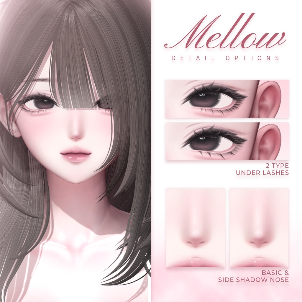 OPEN SALE! ꒰海咲 -Misaki-꒱ Mellow Makeup + Body Texture + Material + blendshape ♡