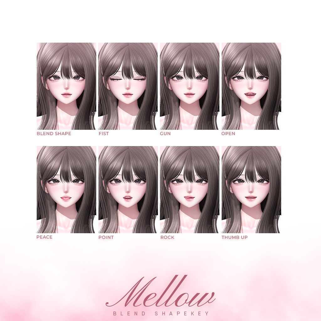 ꒰ルミナ -Lumina-꒱ Mellow Makeup + Body Texture + Material + blendshape ♡