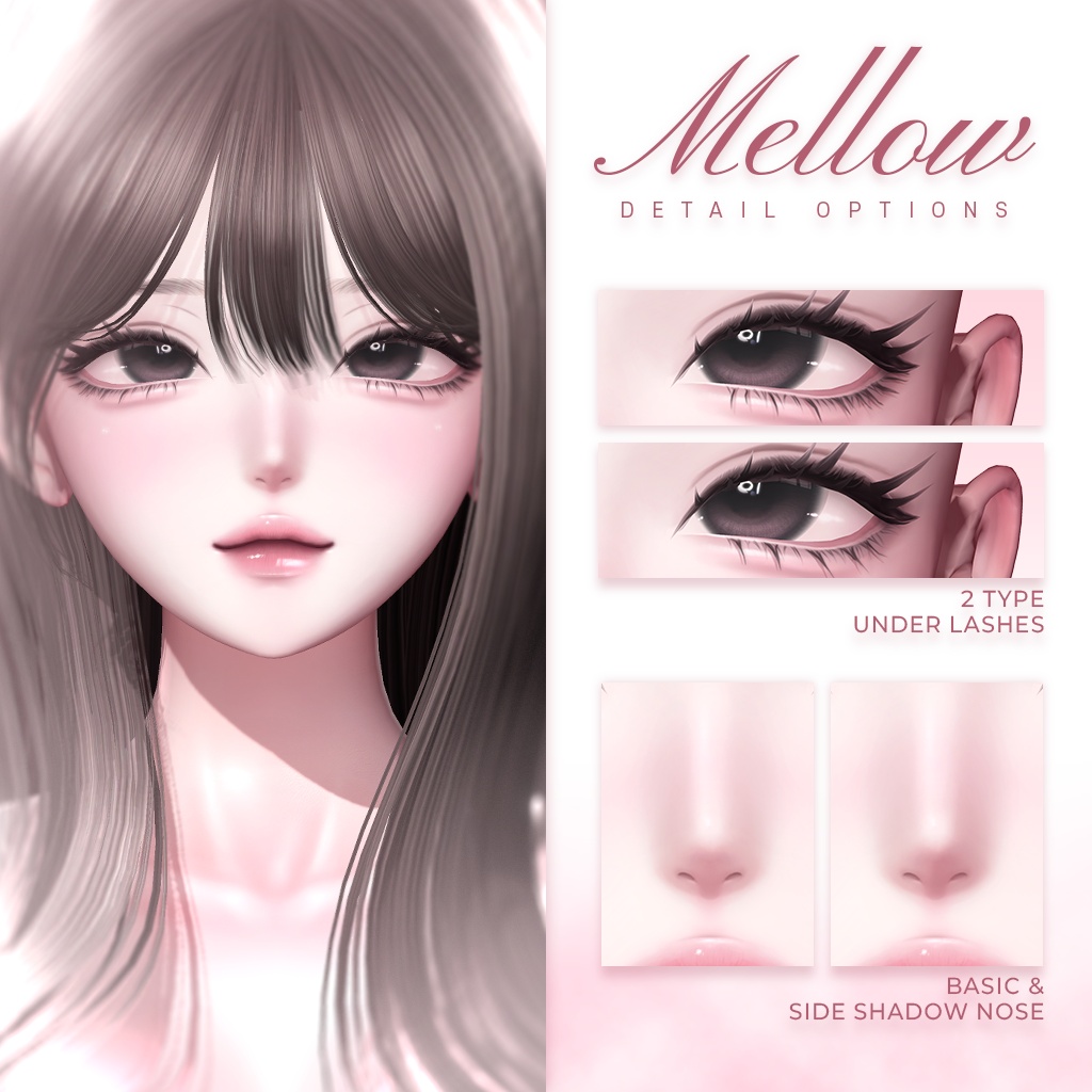 ꒰ルミナ -Lumina-꒱ Mellow Makeup + Body Texture + Material + blendshape ♡