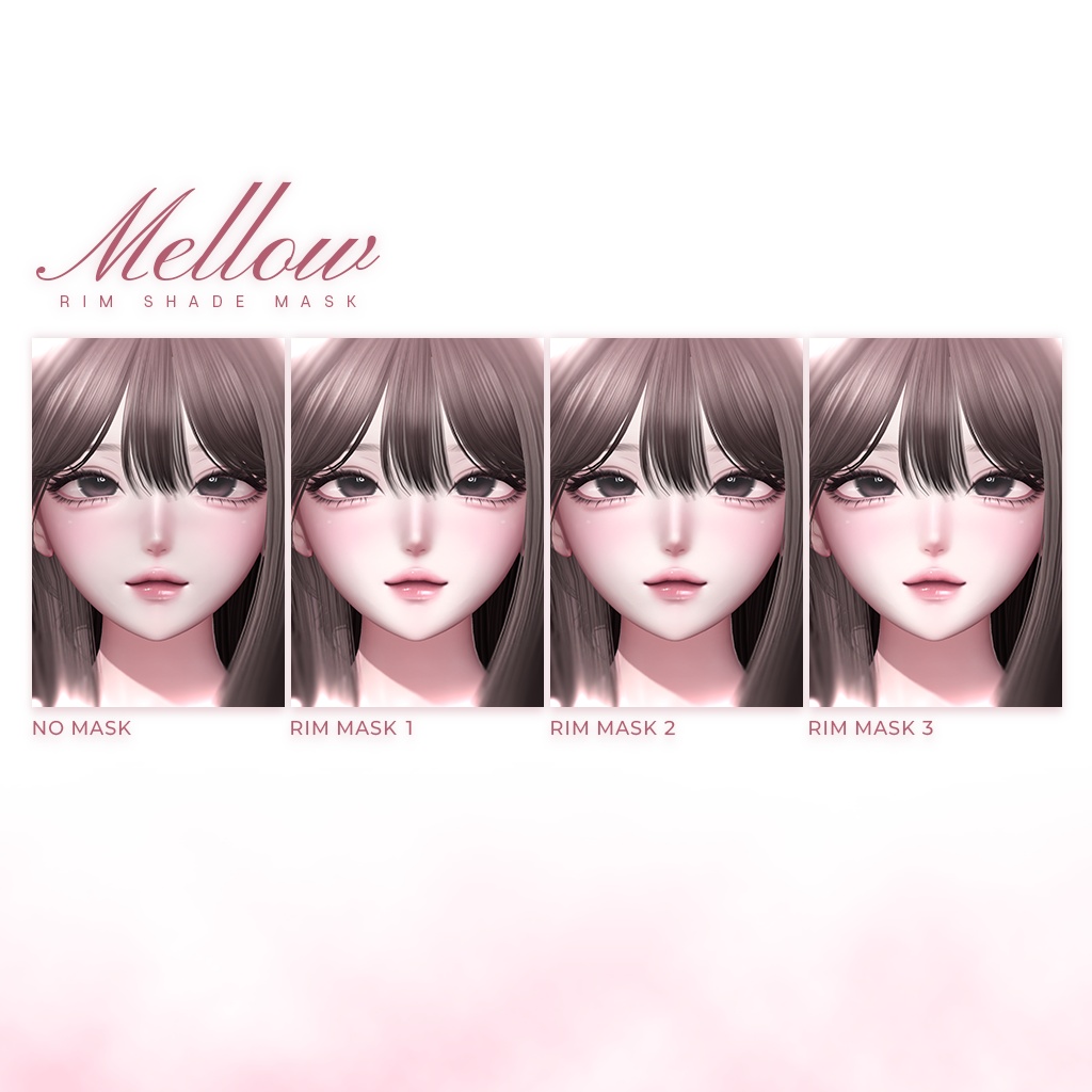 ꒰ルミナ -Lumina-꒱ Mellow Makeup + Body Texture + Material + blendshape ♡