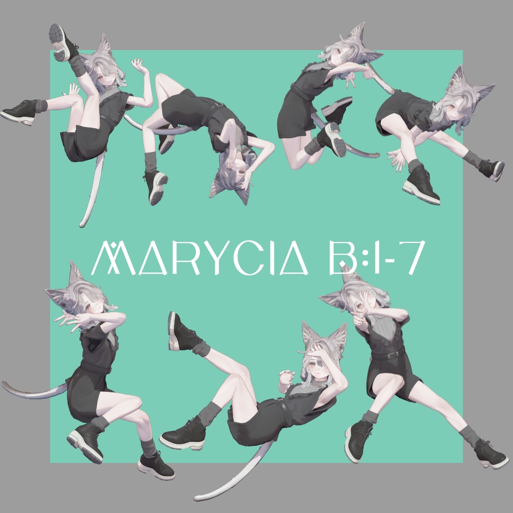【SALE!】¥300→¥150半額! アクティブポーズ集 38種【マリシア向け→キプ対応予定】