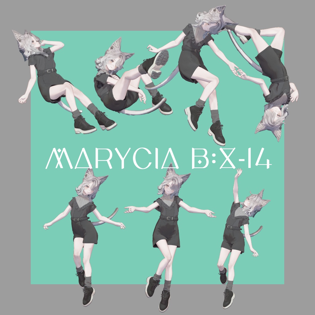 【SALE!】¥300→¥150半額! アクティブポーズ集 38種【マリシア向け→キプ対応予定】
